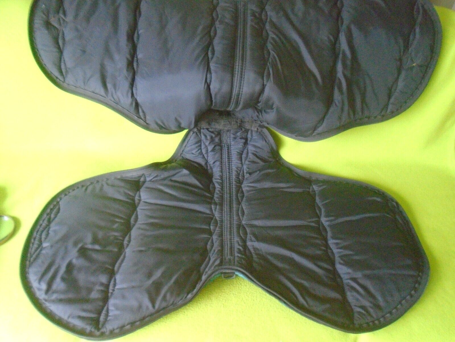 BIG D Padded Double Zipper English Saddle Case Cover Bag~TEAL GREEN~AP~JUMP~HUNT - Fresh Stock Dated December 2025