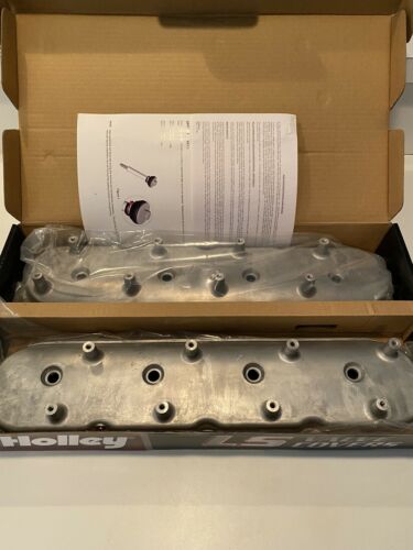 Standard Height LS Valve Covers for Dry Sump Applications - Natural Cast 241-92 - Fresh Stock Dated February 2026