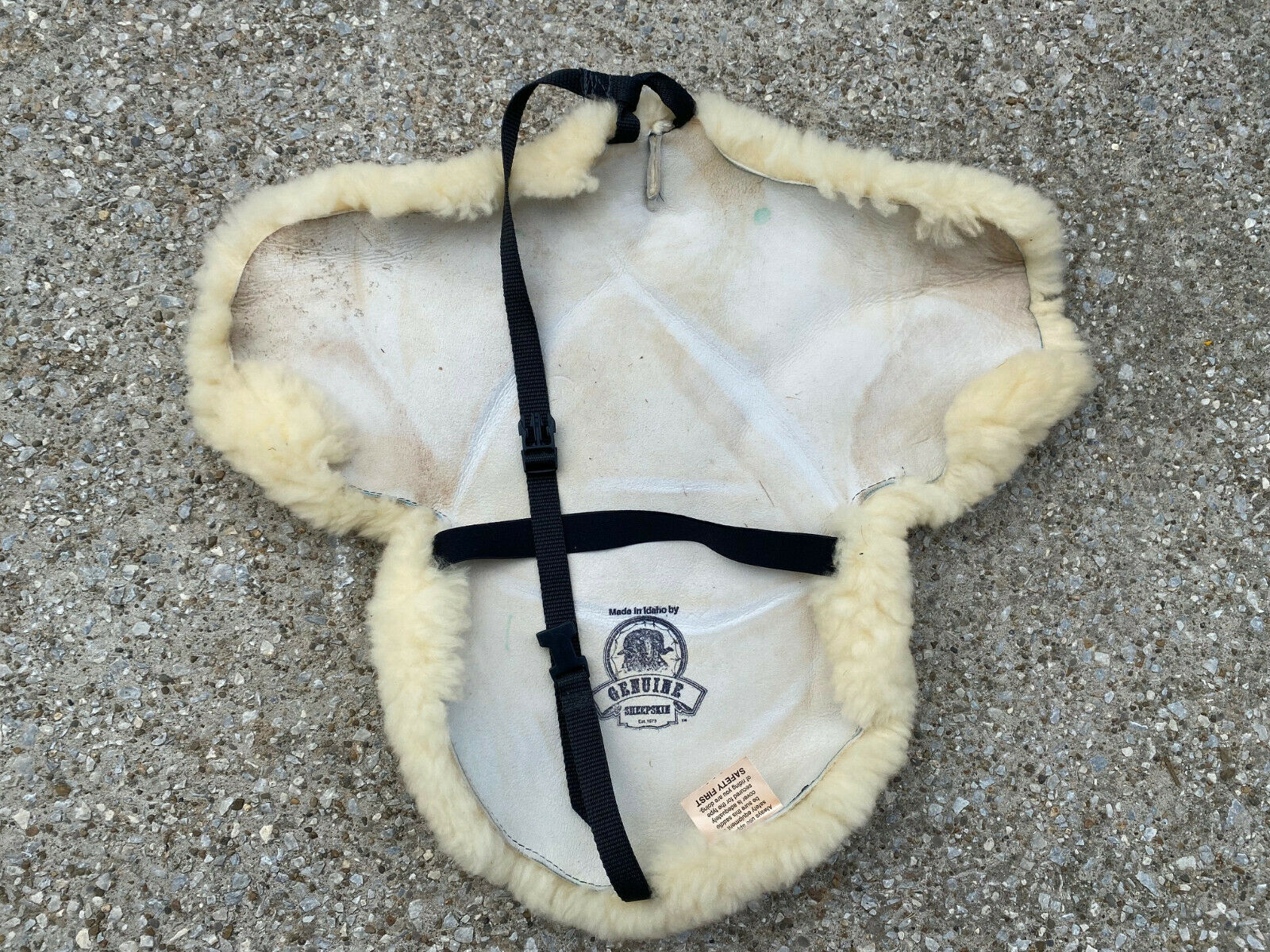 Genuine Sheepskin Saddle Cover Cushion for ENGLISH Saddle - Fresh Stock Dated December 2025