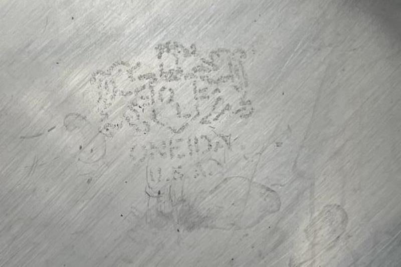 Vintage Oneida Chafing Dish With Stand And Burner Silver Toned Floral Embossed - Fresh Stock Dated February 2026