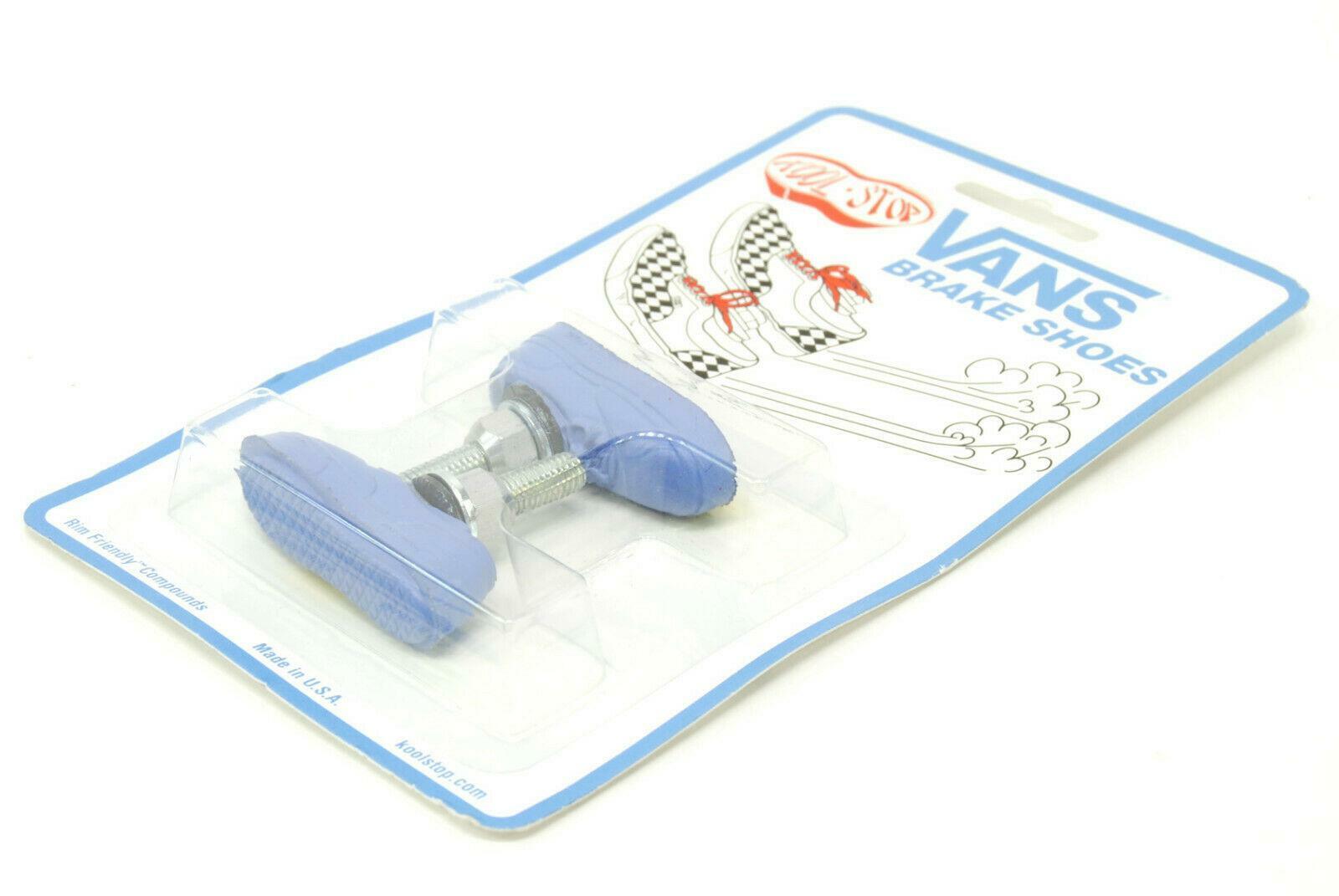 Kool Stop Bicycle Bike Vans BMX THREADED brake pads PURPLE (PAIR) MADE IN USA - Fresh Stock Dated February 2026