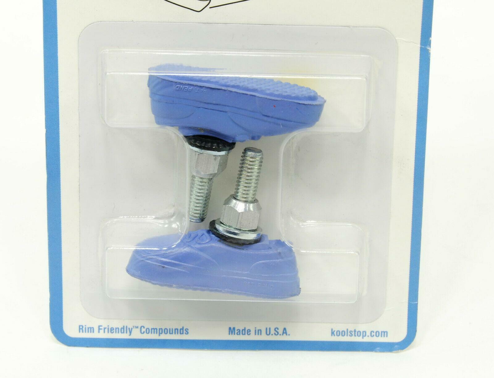 Kool Stop Bicycle Bike Vans BMX THREADED brake pads PURPLE (PAIR) MADE IN USA - Fresh Stock Dated February 2026