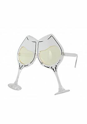 Wine Goblet Eyeglasses- Clear/Yellow - Fresh Stock Dated February 2026