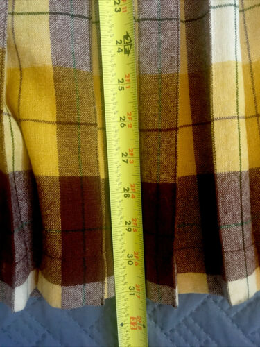 VINTAGE 1950’s / USA / WOMENS REVERSIBLE WOOL SKIRT /INCREDIBLE QUALITY - Fresh Stock Dated February 2026