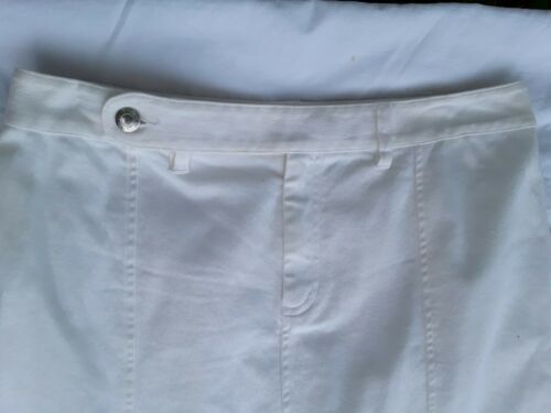RALPH LAUREN VINTAGE DENIM LADIES WHITE LONG FLARED SKIRT LAUREN JEANS LABEL - Fresh Stock Dated February 2026