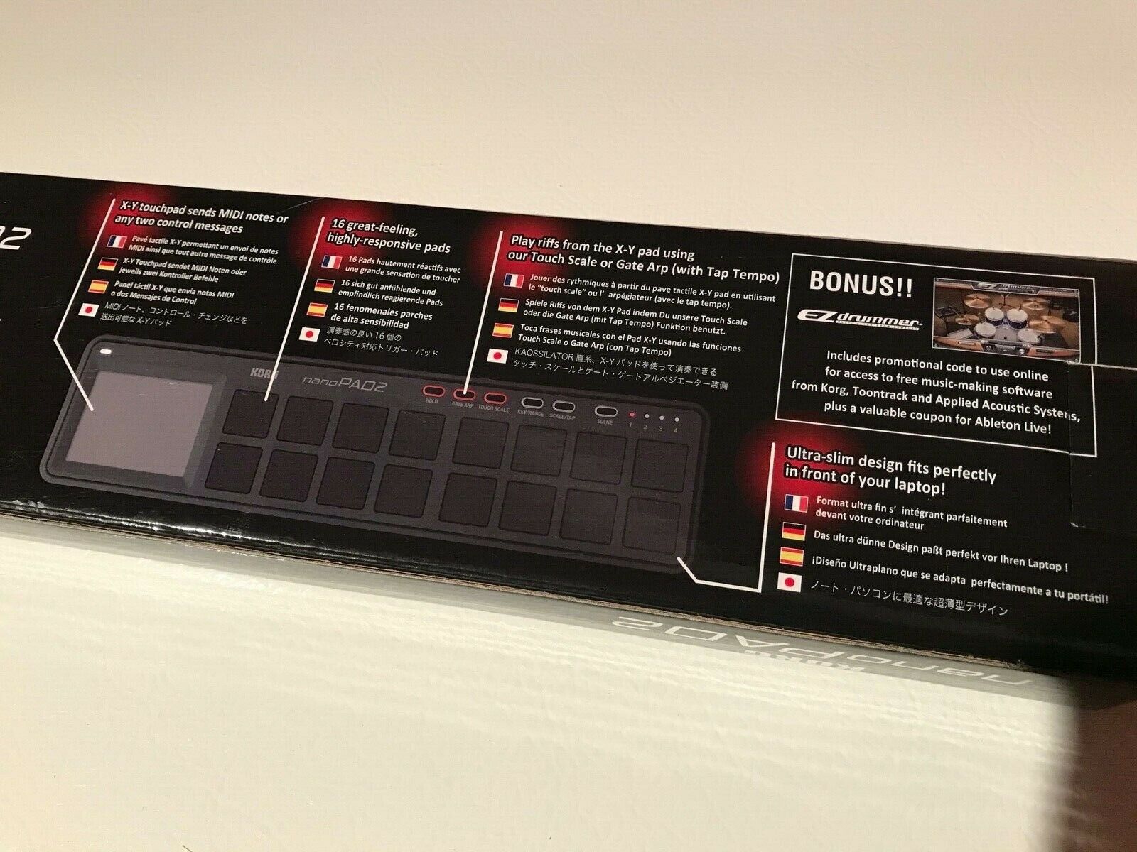 Korg nanoPAD2 USB midi controler - Fresh Stock Dated February 2026