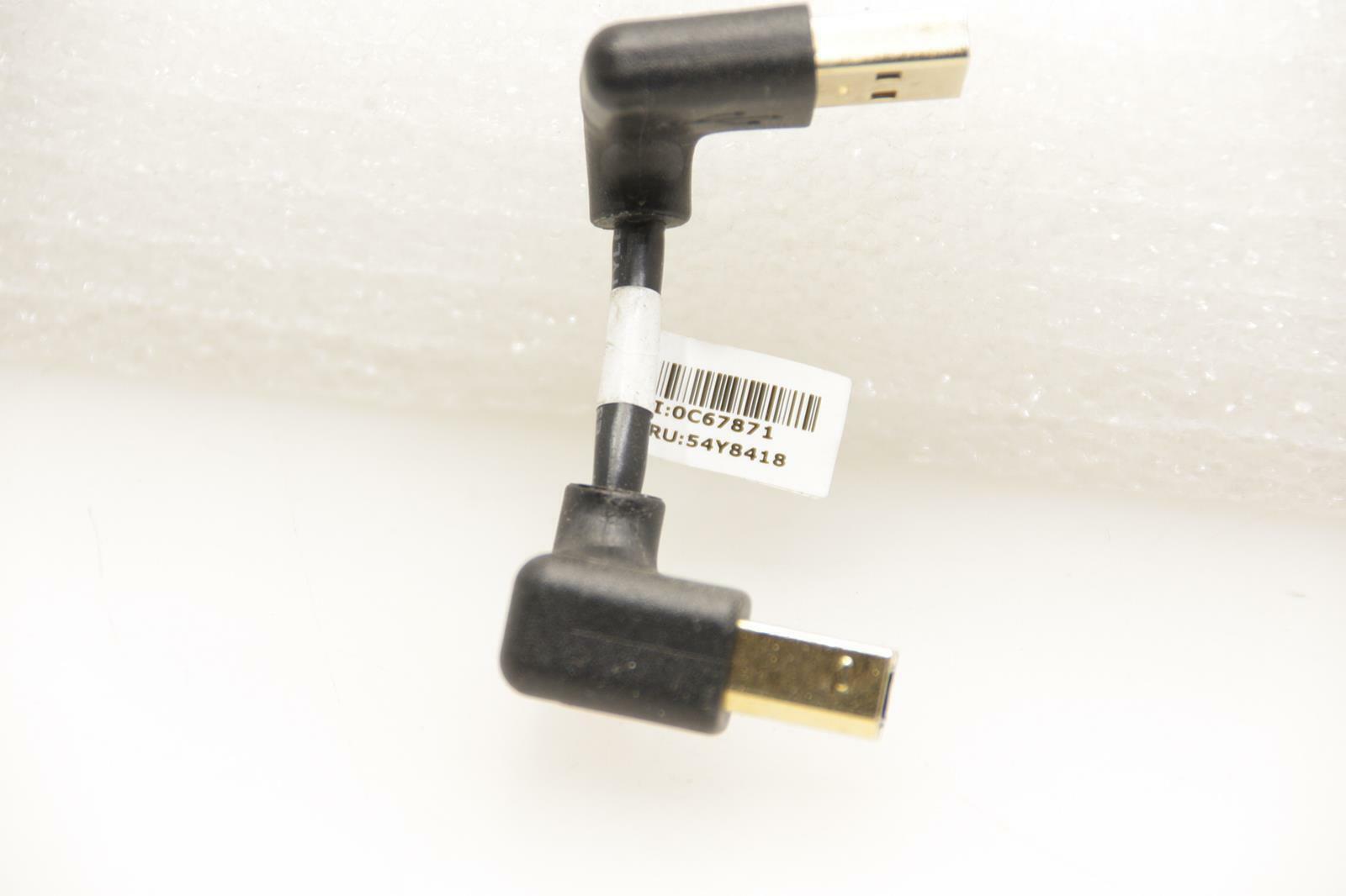 LENOVO 54Y8418 Thinkcentre M93P Converter Cable USB Type B Male 5cm Lot of 2 - Fresh Stock Dated February 2026