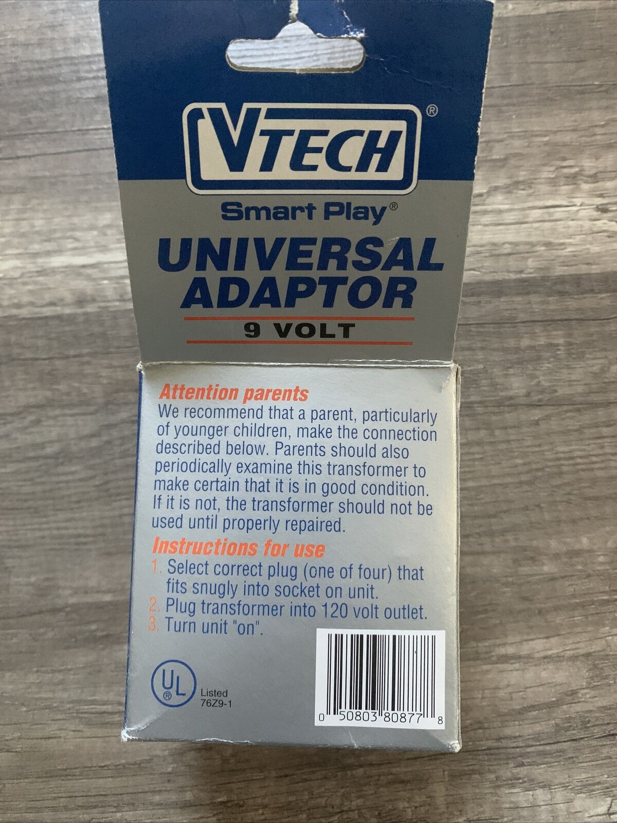 Vtech smart play universal adaptor 9 volt - Fresh Stock Dated February 2026