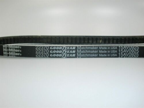 Goodyear 22370 15AV0925 Hi-Miler Matchmaker Engine Motor V-Belt *NEW*FREE SHIP* - Fresh Stock Dated February 2026