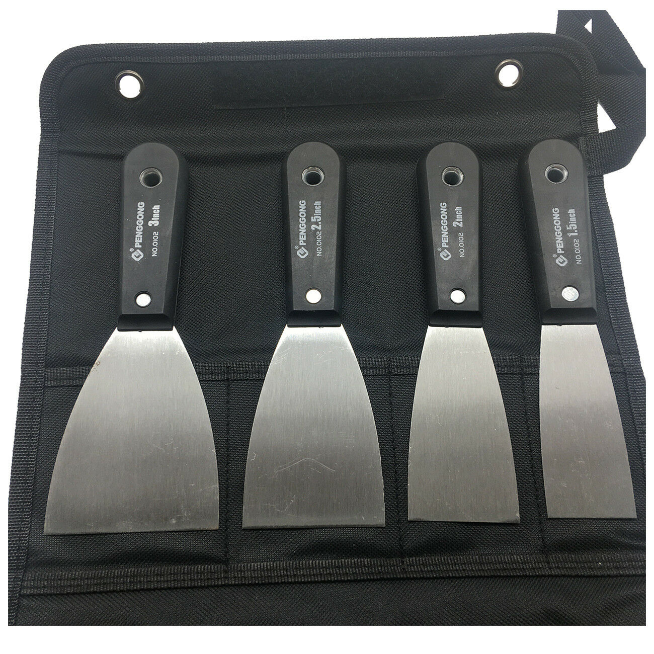 7 Pieces Drywall Taping Knife Set Putty Knife Scrapers Paint Plastering Knife Wa - Fresh Stock Dated February 2026