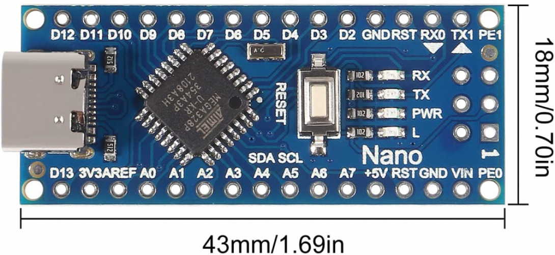 ACEIRMC 3pcs Type-C USB CH340 5V 16MHz for Nano 3.0 ATmega328P Controller... - Fresh Stock Dated February 2026