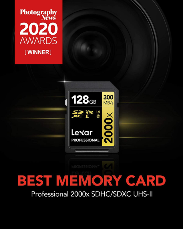 Lexar Professional 2000x 64GB SDXC UHS-II Card, Up To 300MB/s Read, for DSLR, Ci - Fresh Stock Dated February 2026