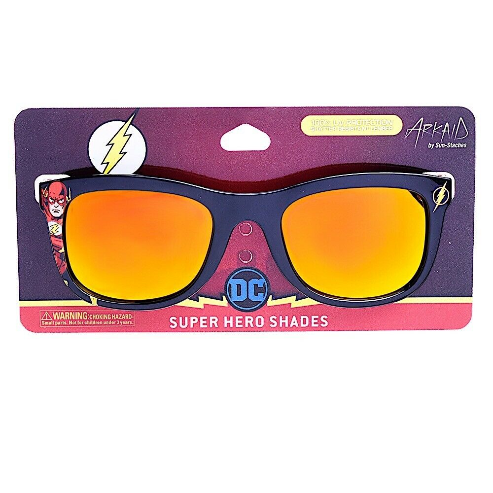 Licensed Marvel Flash Superhero Kid Sunglasses Arkaid by Sun-Staches UV400 - Fresh Stock Dated December 2025