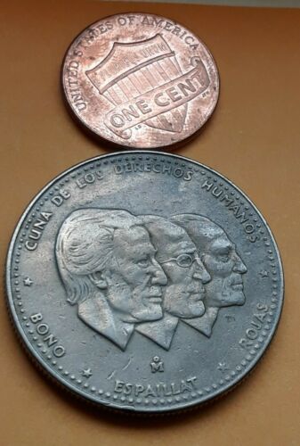 Medio Peso 1984 República Dominicana (50 cents) - Fresh Stock Dated February 2026