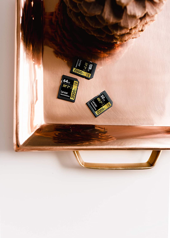 Lexar Professional 2000x 64GB SDXC UHS-II Card, Up To 300MB/s Read, for DSLR, Ci - Fresh Stock Dated February 2026