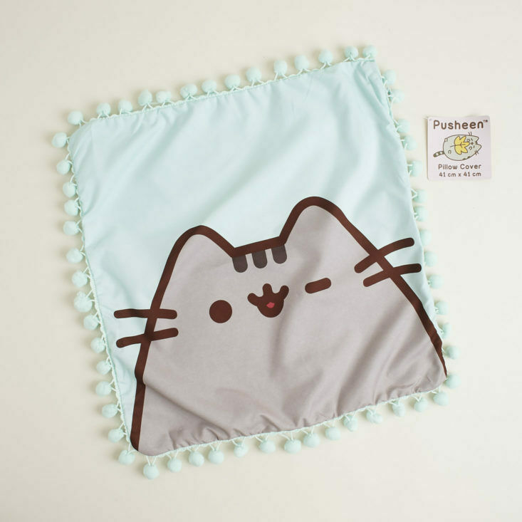 NEW Pusheen Square Throw Pillow Cover Fall 2017 Subscription Box exclusive - Fresh Stock Dated December 2025