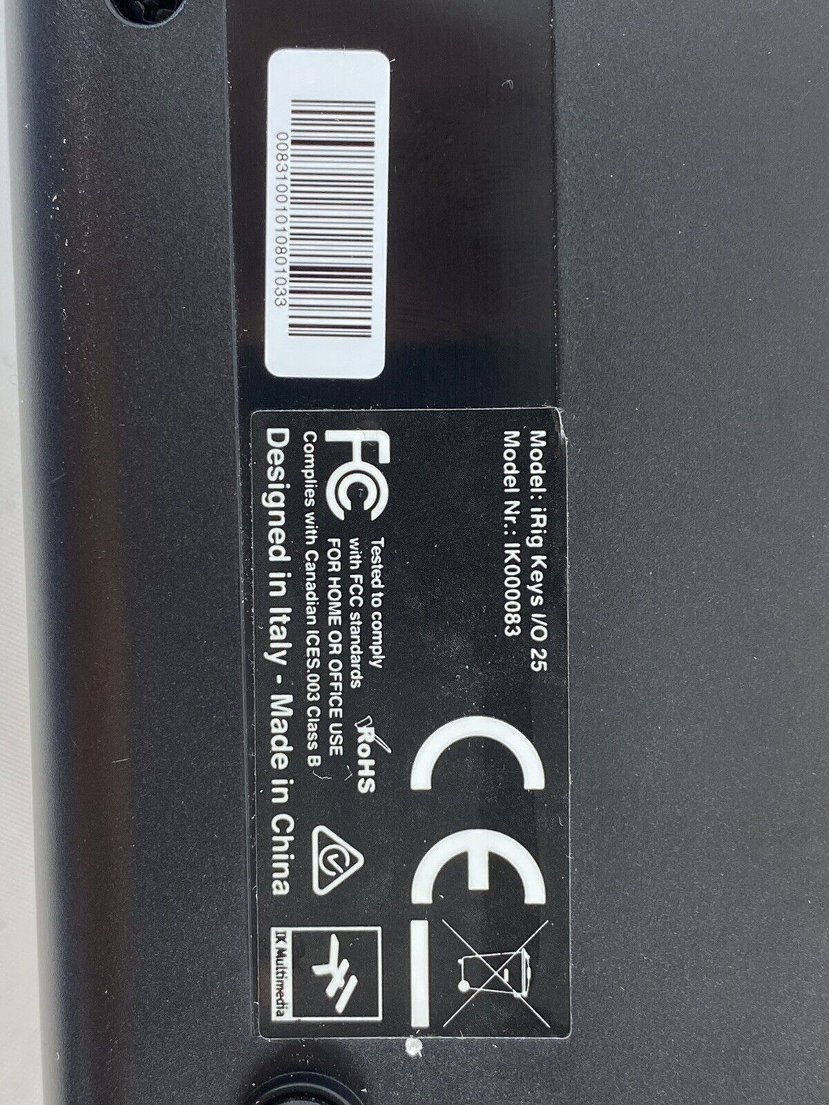 IK Multimedia iRig Keys I/O 25 Keyboard Controller - Fresh Stock Dated February 2026