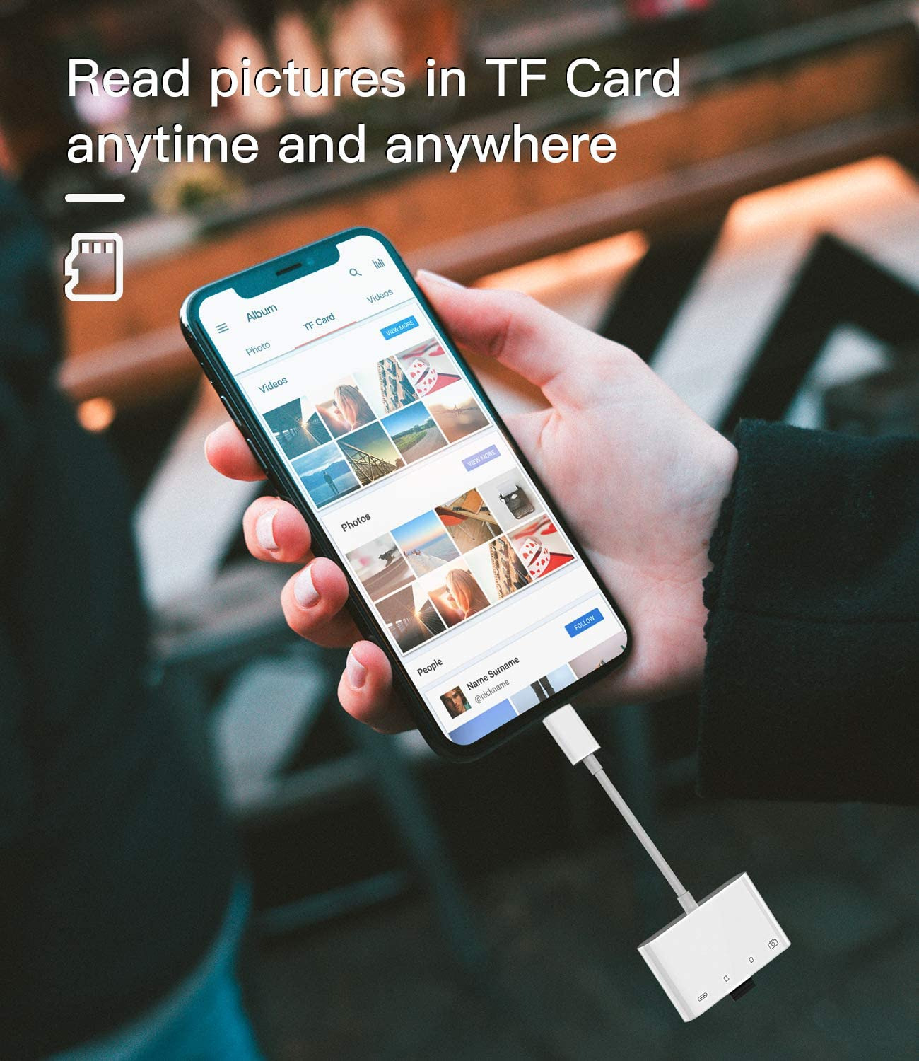 Camera Memory SD Card Reader Compatible for Iphone,Compatible with Lightning Mal - Fresh Stock Dated February 2026