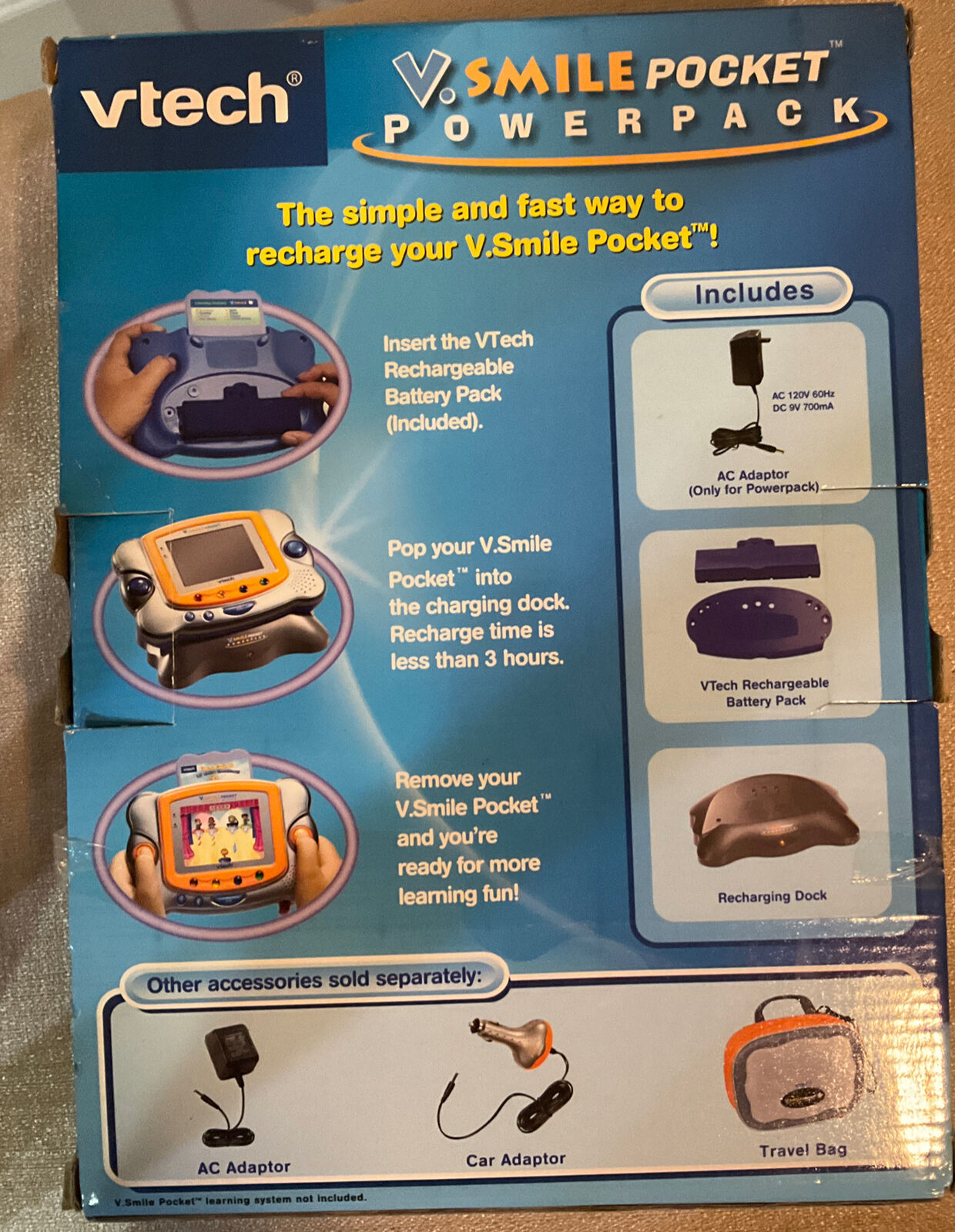 V-Tech V.Smile Pocket PowerPack Charging Station V Smile Power Pack - Fresh Stock Dated February 2026