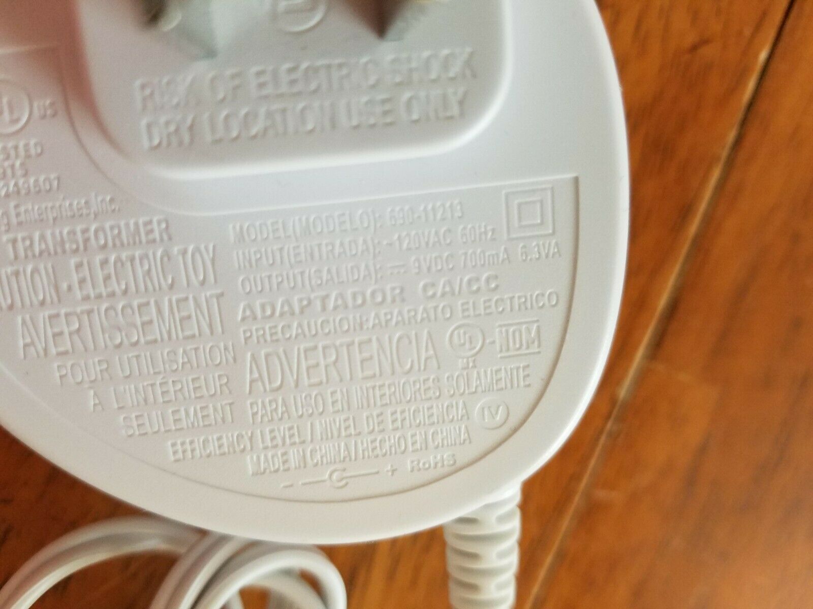 LeapFrog Leap Frog AC Adapter 9V Power Supply Model 690-11213 LeapPad Leapster - Fresh Stock Dated December 2025