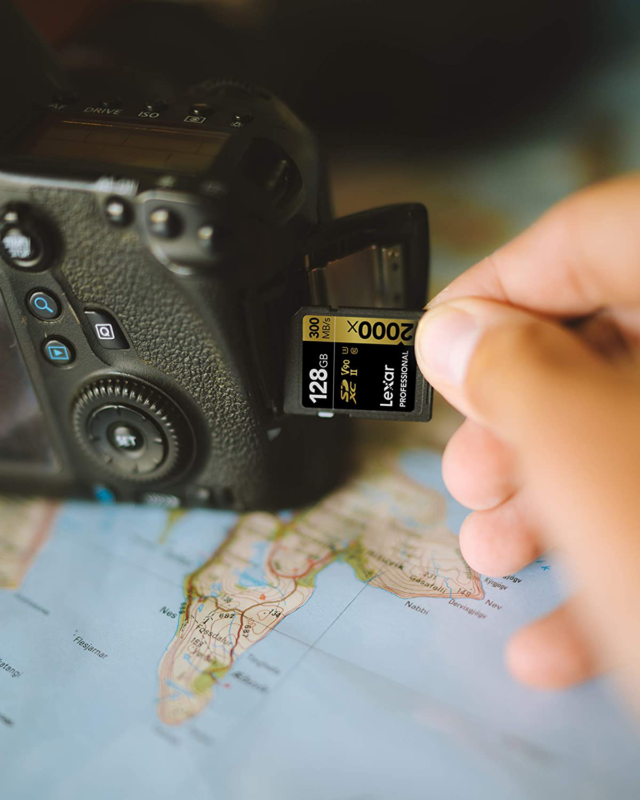 Lexar Professional 2000x 64GB SDXC UHS-II Card, Up To 300MB/s Read, for DSLR, Ci - Fresh Stock Dated February 2026