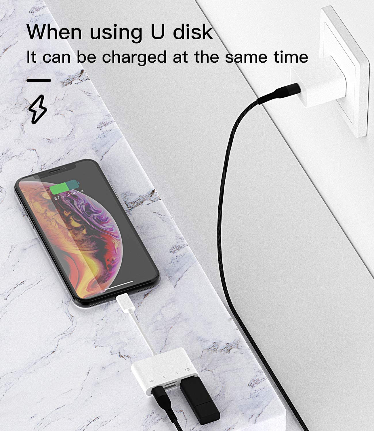 Camera Memory SD Card Reader Compatible for Iphone,Compatible with Lightning Mal - Fresh Stock Dated February 2026