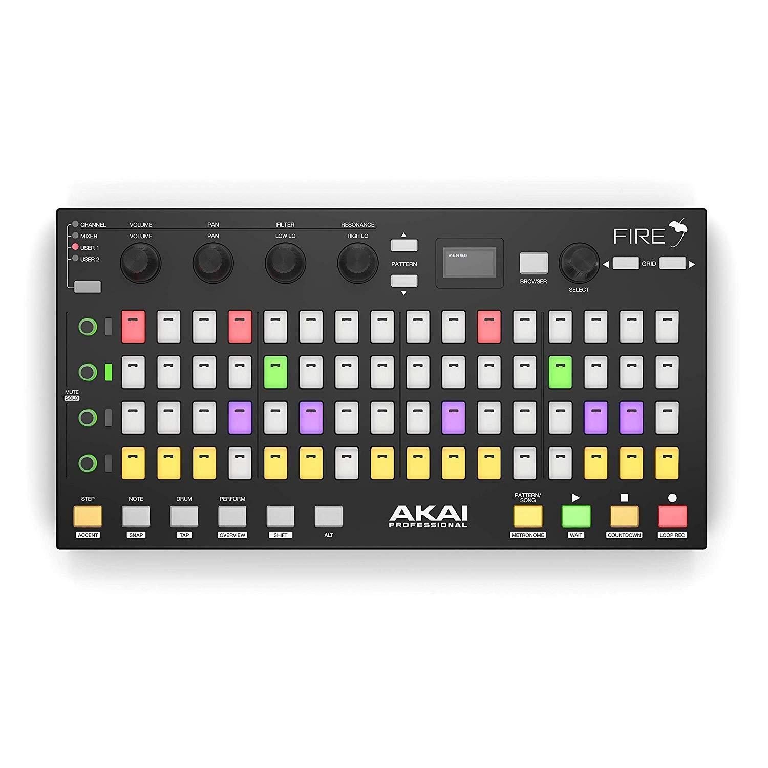 Akai Professional Fire FL Studio Controller + Gator Bag + 4 Port USB Hub & More - Fresh Stock Dated February 2026