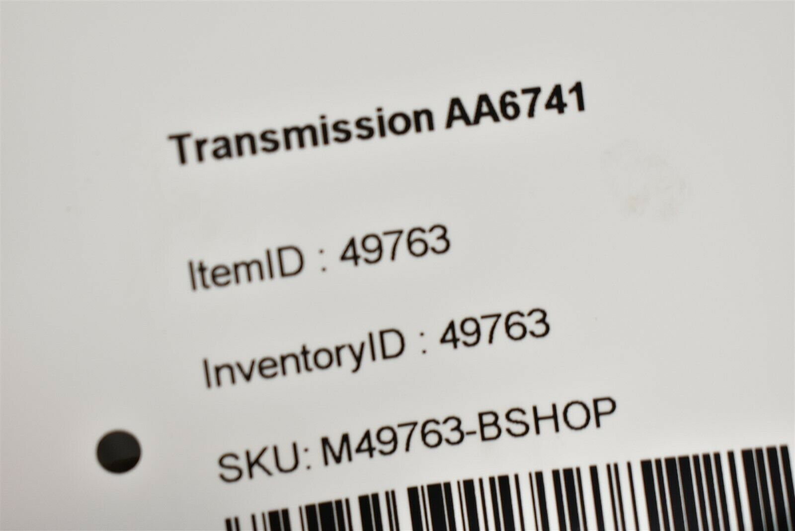 01-04 Porsche 986 Boxster 2.7L Manual Transmission Assembly Rwd 5 Speed Aa6741 - Fresh Stock Dated December 2025