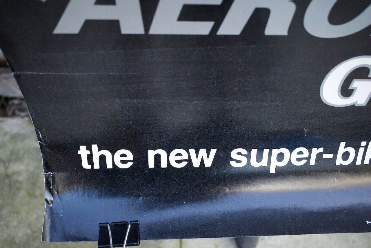 Alfons De Wolf Gios Aerodynamic Super Bike Made in Italy vintage poster - Fresh Stock Dated December 2025