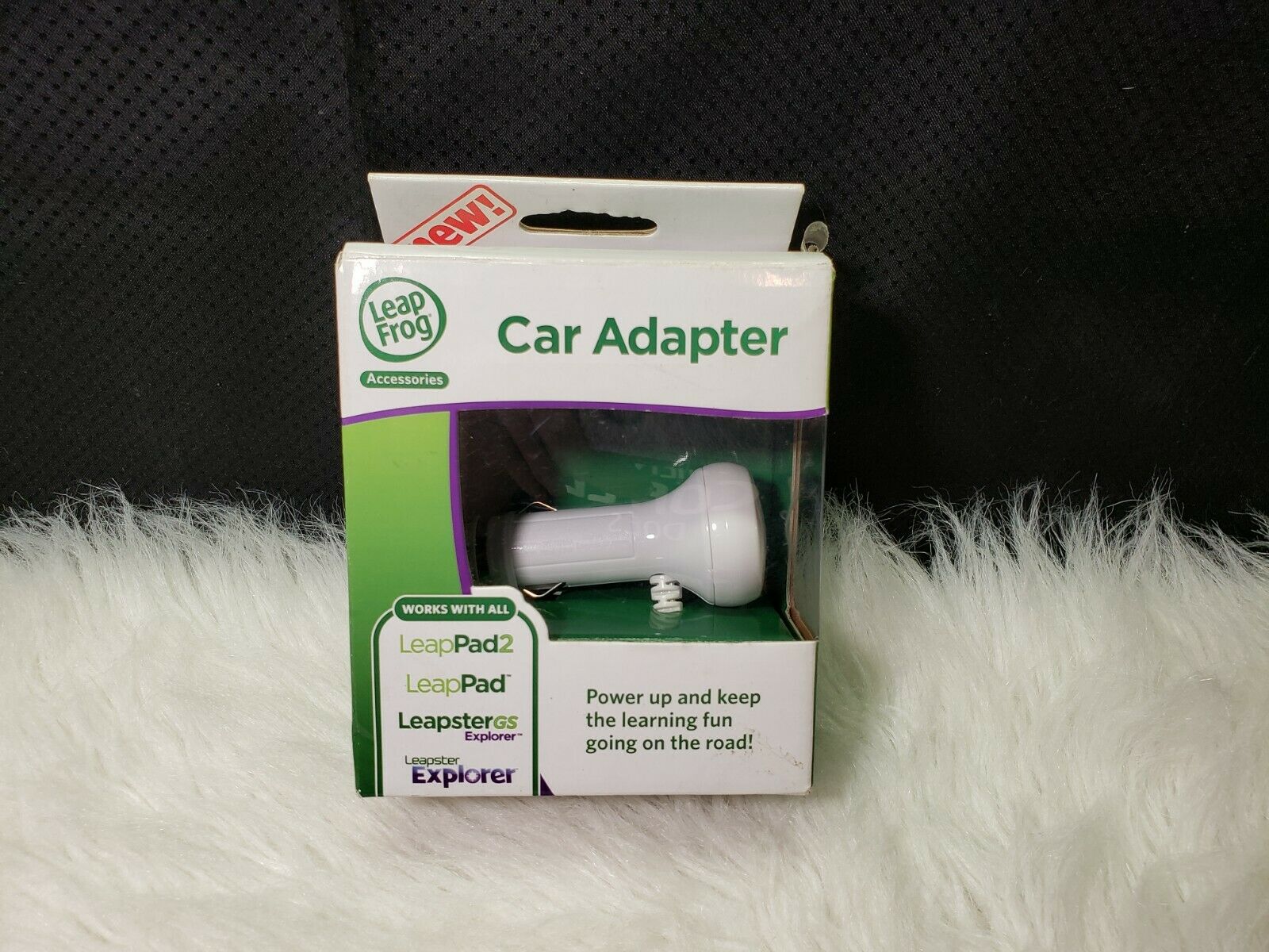 LeapFrog Car Adapter for LeapPad/LeapPad2/LeapsterGS Explorer/Leapster Explorer - Fresh Stock Dated February 2026