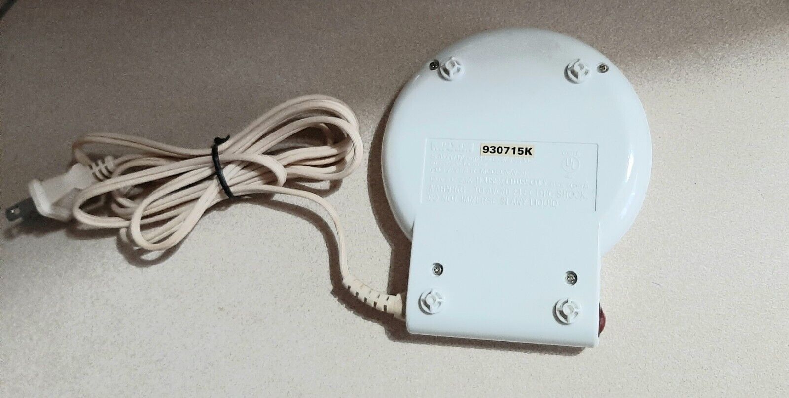 Salton Maxim Coffee Cup Mug Warmer or Beverage/Soup White Model MW2000A 17Watt - Fresh Stock Dated February 2026