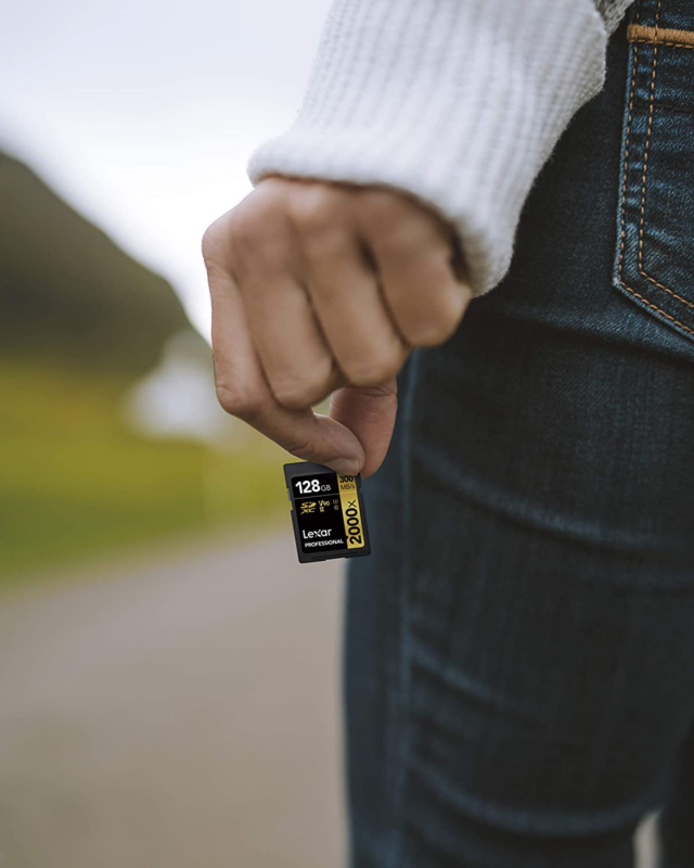 Lexar Professional 2000x 64GB SDXC UHS-II Card, Up To 300MB/s Read, for DSLR, Ci - Fresh Stock Dated February 2026