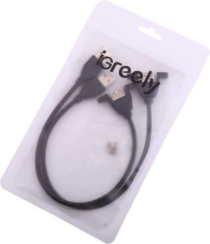 USB Extension Cable - iGreely 2Pack 1Ft/30cm 2.0 Panel-Mount 1Ft, USB2.0 - Fresh Stock Dated February 2026