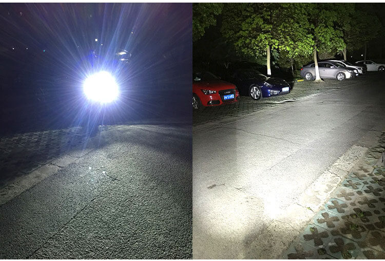 1x H4 3*COB LED Motorcycle Headlight Bulb High/Low Beam Fog Light 2000LM Scooter - Fresh Stock Dated February 2026