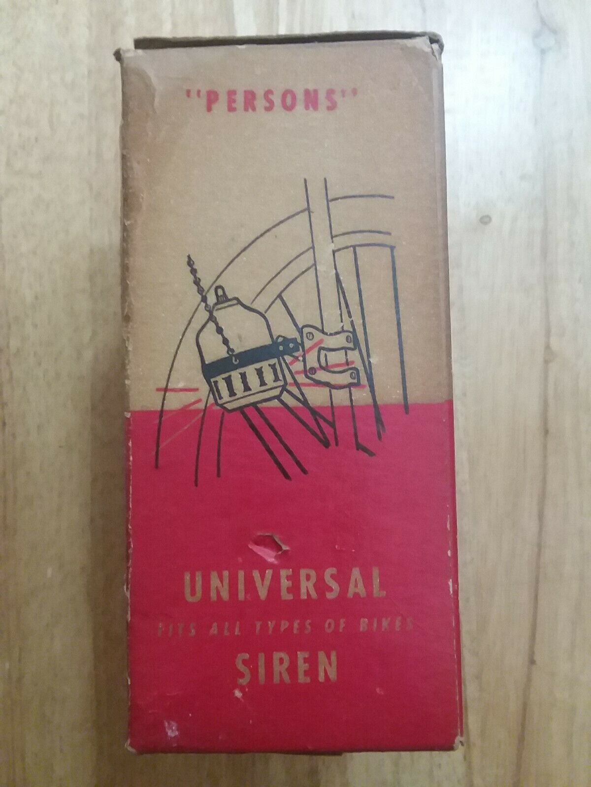 Vintage Persons - Majestic  MFG. Co.  Bicycle Siren Complete With Box - Fresh Stock Dated December 2025