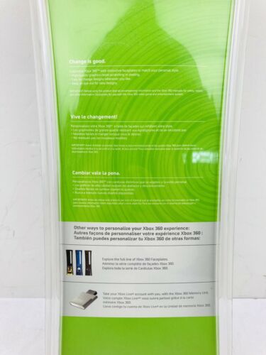 Authentic Xbox 360 Console System Front Faceplate Black Carbon Fiber New Sealed - Fresh Stock Dated December 2025