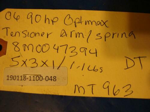 8M0047394 Tensioner Arm Spring, 2006 Mercury 90hp Optimax - Fresh Stock Dated February 2026
