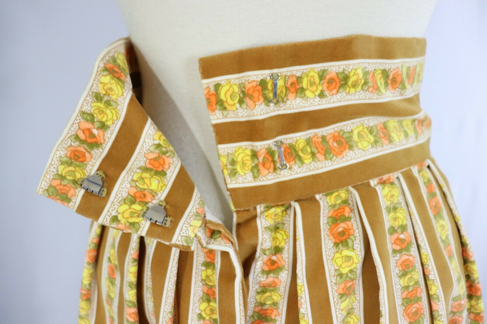 Vintage 60s 70s Velvet Mini Skirt - Fresh Stock Dated February 2026