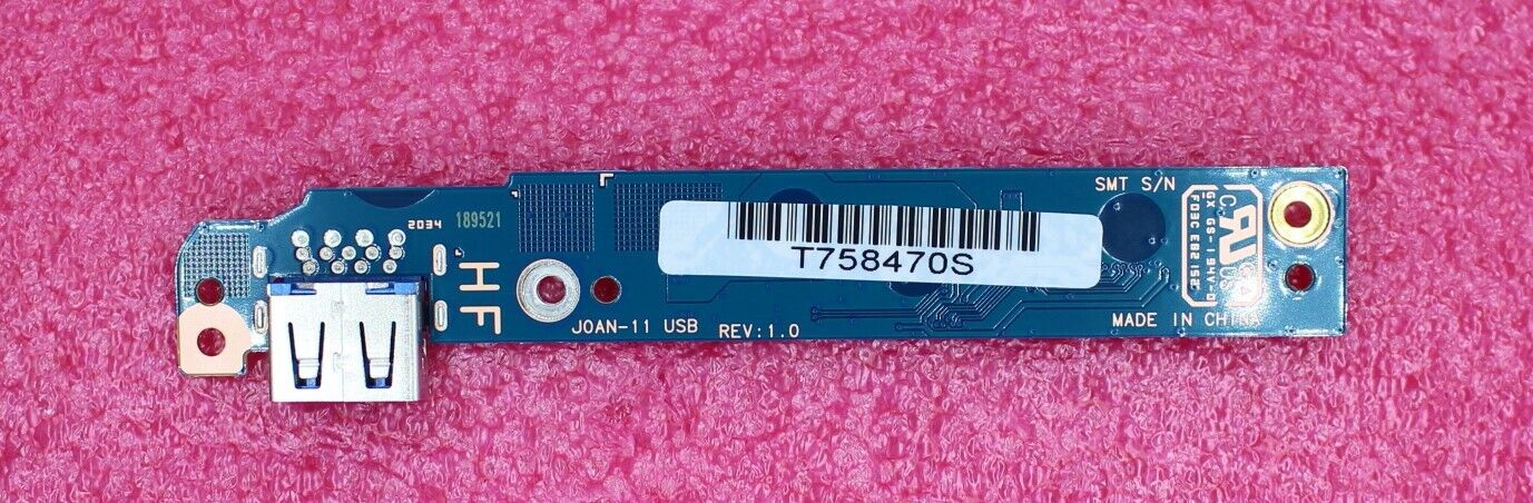 Samsung Chromebook 4 XE310XBA USB Board - Fresh Stock Dated February 2026