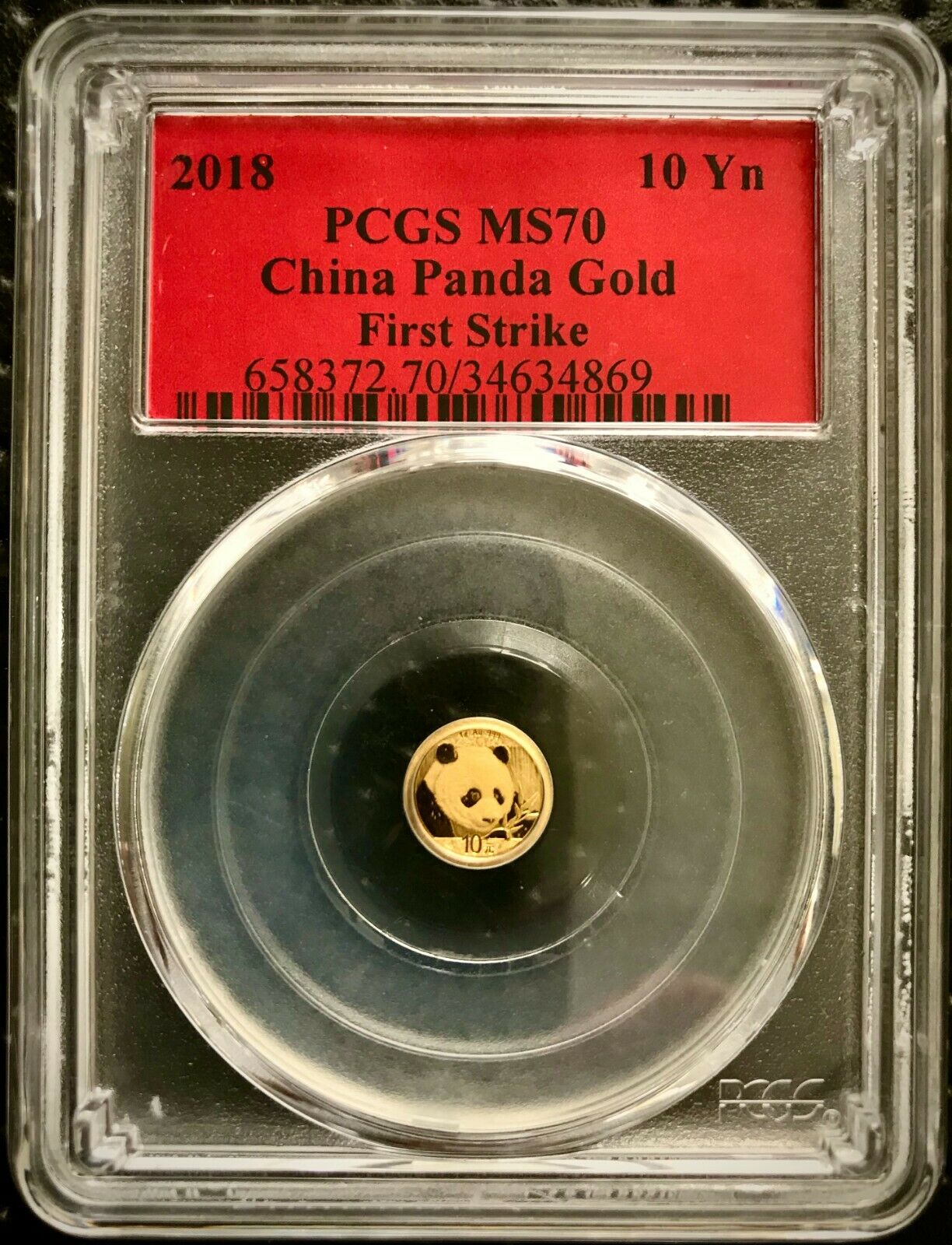 2018 CHINA 999 GOLD PANDA  6 COINS complete SET PCGS MS 70 FIRST STRIKE - Fresh Stock Dated February 2026