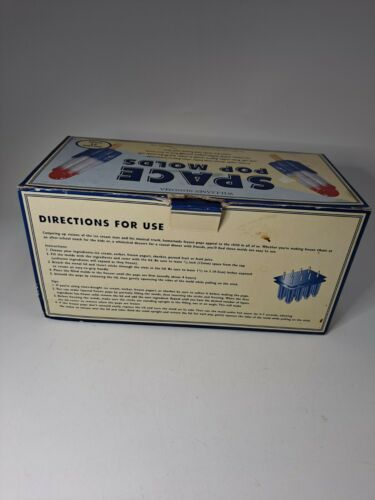 Williams Sonoma Space Pop Molds Popsicle Maker Tray Vintage Inspired Design 2001 - Fresh Stock Dated February 2026