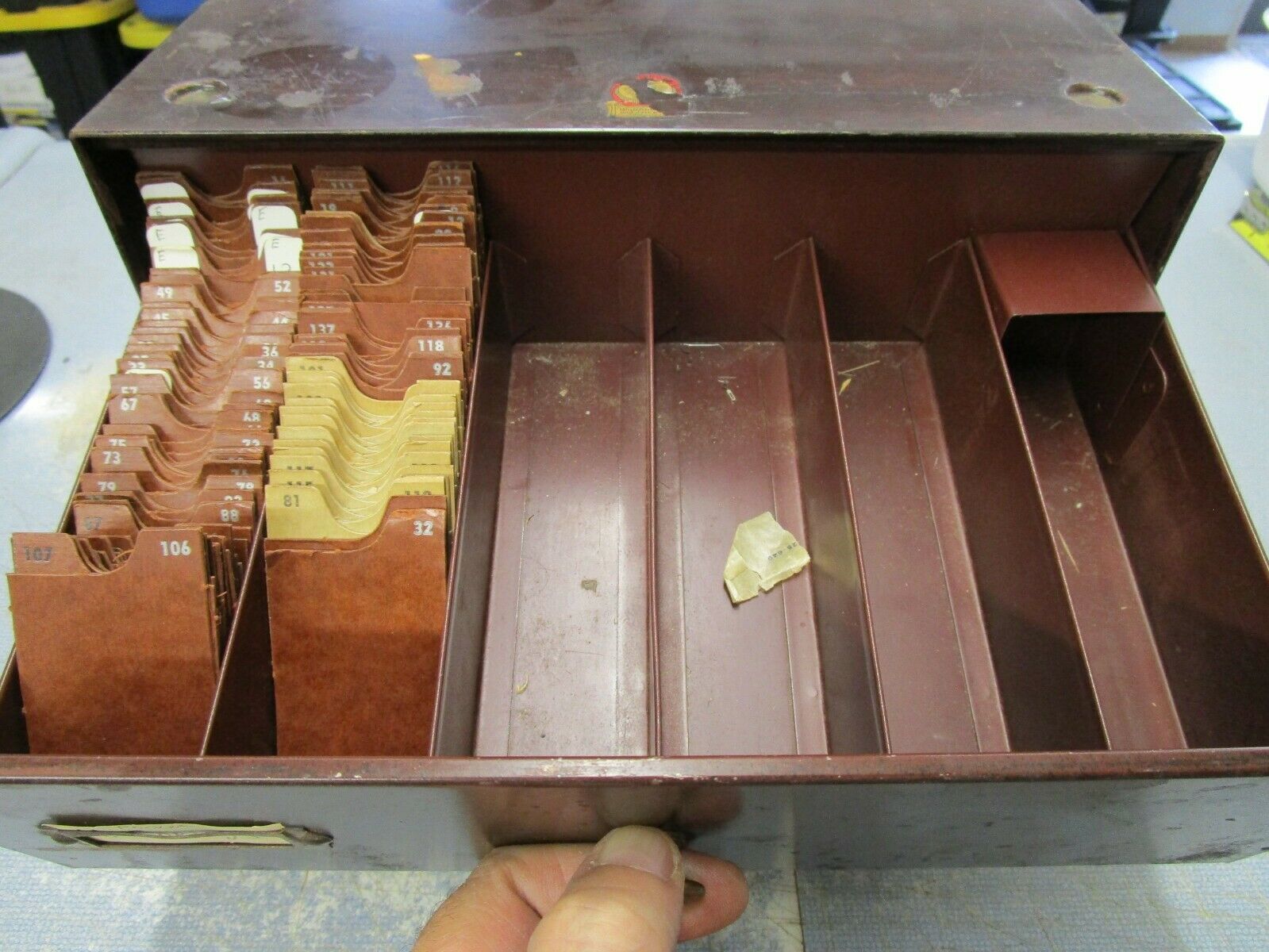 Vintage Swartchild 2 Drawer Metal Watch Parts Cabinet Watchmaker Repair Parts - Fresh Stock Dated February 2026