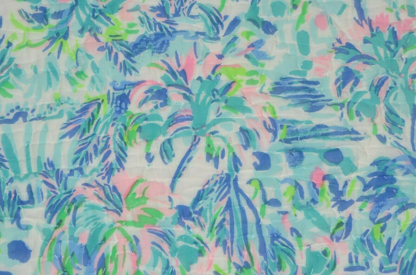 Pottery Barn Lilly Pulitzer Cabana Cocktail Reversible Euro Sham NWOT Teal Blue - Fresh Stock Dated December 2025
