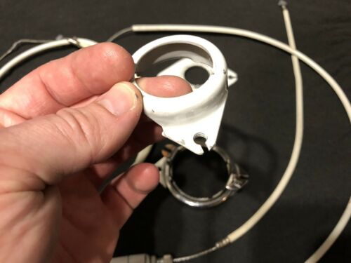 ORIGINAL COMPLETE ODYSSEY GYRO SYSTEM CABLES HEADSET WHITE OLD SCHOOL BMX - Fresh Stock Dated December 2025