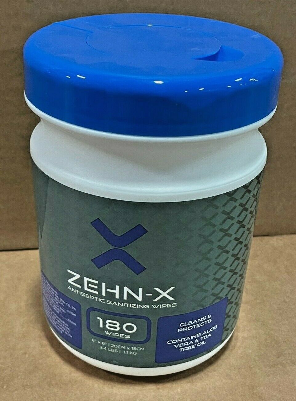 Zehn-X CWC20-12 Sanitizing Wipes, Fiber Blend, 180 Count - Fresh Stock Dated December 2025