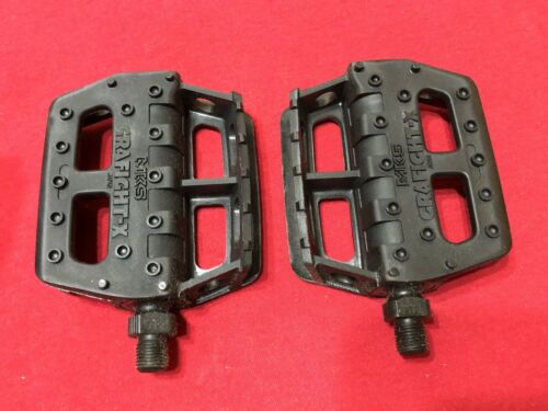 NOS 80’s ORIGINAL MKS GRAFIGHT-X BLACK 1/2 PEDALS GRAPHITE GRAFIGHT X IN THE BOX - Fresh Stock Dated December 2025