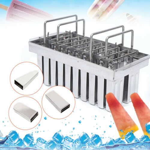 30pcs Frozen Ice Cream Mold Ice Pop Lolly Popsicle Stick Holder Stainless Steel - Fresh Stock Dated December 2025