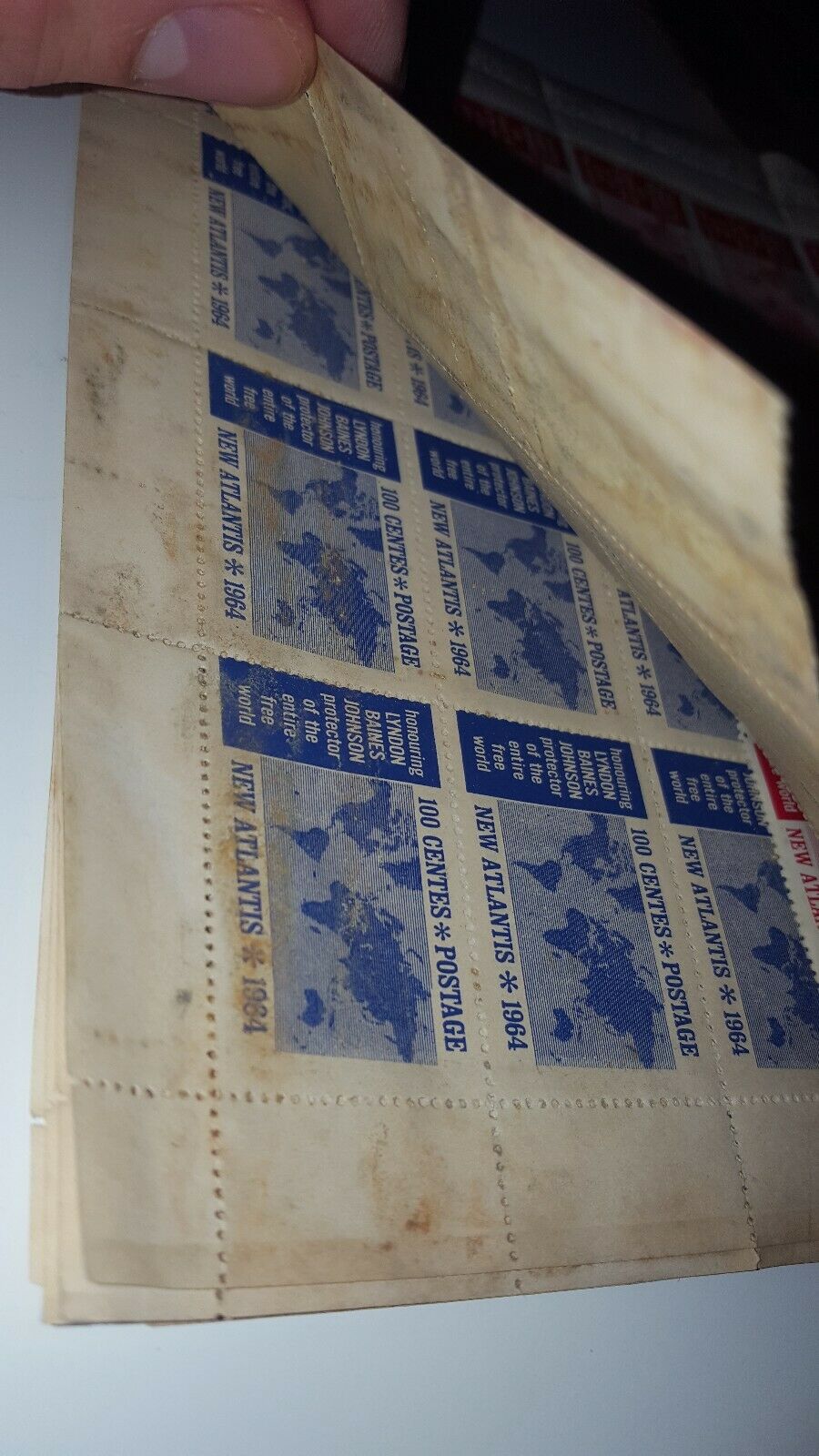 RARE Leicester Hemingway New Atlantis Stamps Signed Letters and More LOOK - Fresh Stock Dated December 2025