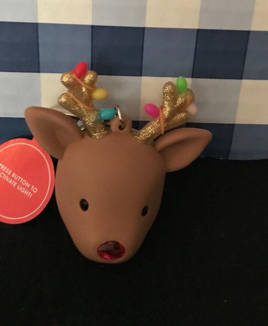 bath & body works Reindeer hand pocket * bac holder   light up New - Fresh Stock Dated February 2026