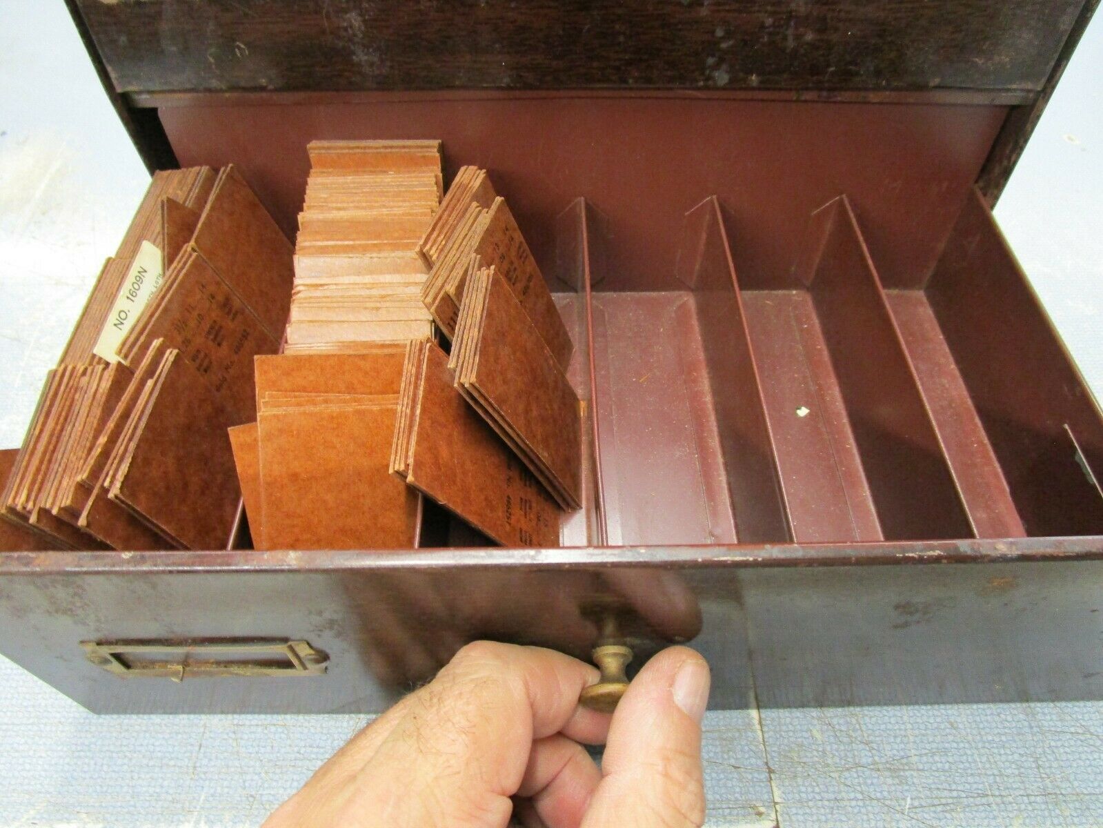 Vintage Swartchild 2 Drawer Metal Watch Parts Cabinet Watchmaker Repair Parts - Fresh Stock Dated February 2026